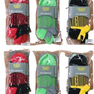 6 Pairs,Sports Low Cut Running Socks Arch Support